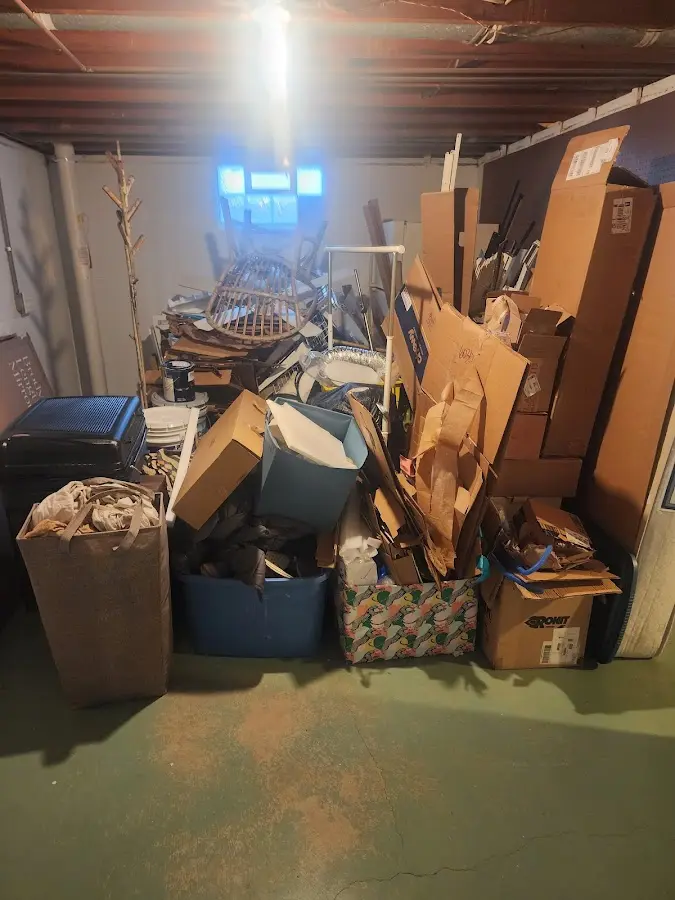 Roll-off dumpster container at job site for Construction Dumpster Rental in Kendall West